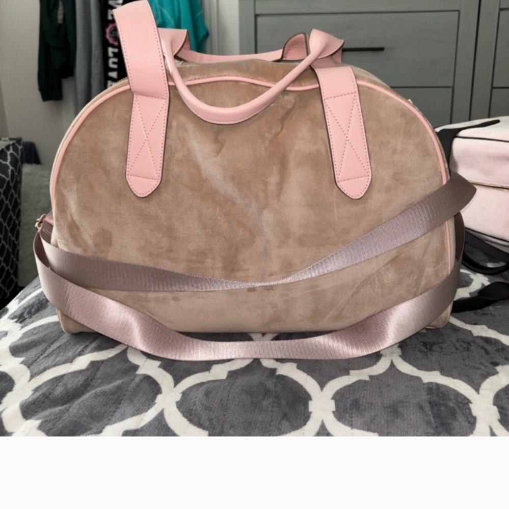 Juicy Couture Pink and Tan Women's Bag NWT COMES WITH A WRISTLET - Picture 3 of 7